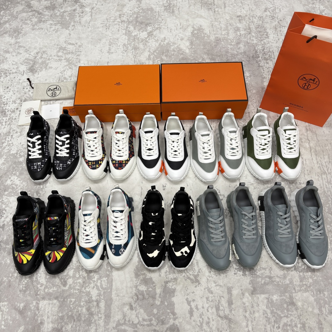 💋💍H家 Herme* 爱马-仕 新品Bouncing运动鞋 官方 9,700 有多种材质组合可选——细