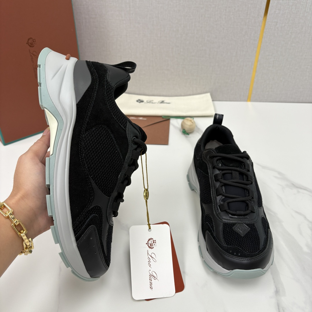 💋💍LP 家新品 Loro Pian* 诺悠*翩雅 Cairn Walk男士运动鞋老爹鞋 官方 8,20