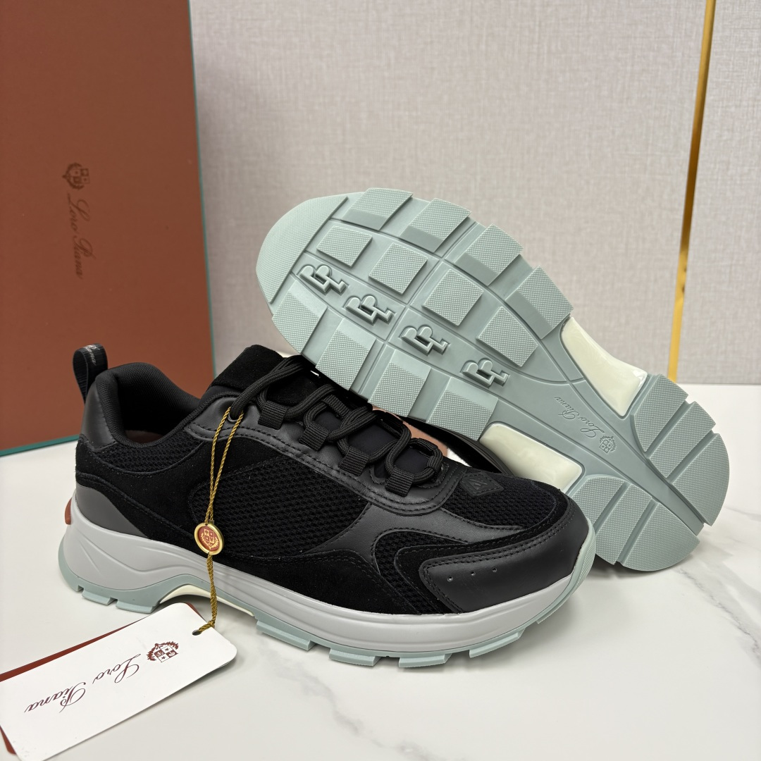 💋💍LP 家新品 Loro Pian* 诺悠*翩雅 Cairn Walk男士运动鞋老爹鞋 官方 8,20