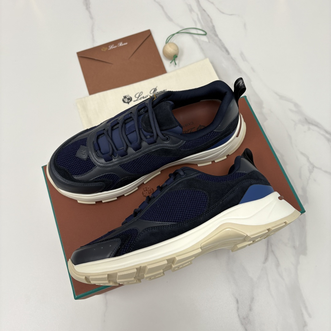 💋💍LP 家新品 Loro Pian* 诺悠*翩雅 Cairn Walk男士运动鞋老爹鞋 官方 8,20