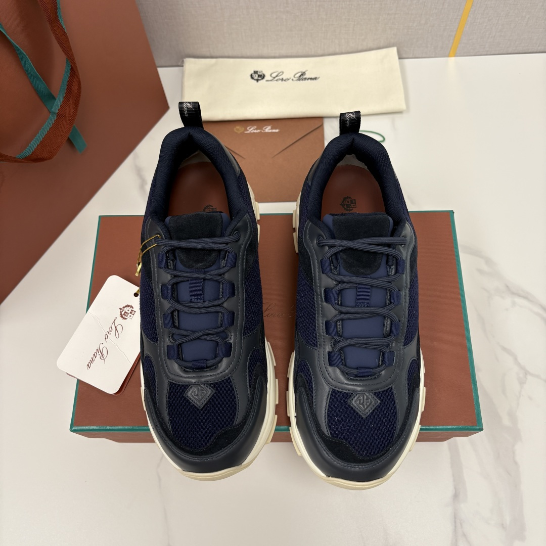 💋💍LP 家新品 Loro Pian* 诺悠*翩雅 Cairn Walk男士运动鞋老爹鞋 官方 8,20