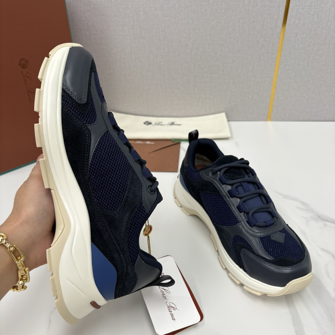 💋💍LP 家新品 Loro Pian* 诺悠*翩雅 Cairn Walk男士运动鞋老爹鞋 官方 8,20