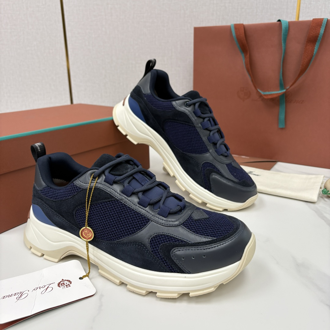 💋💍LP 家新品 Loro Pian* 诺悠*翩雅 Cairn Walk男士运动鞋老爹鞋 官方 8,20
