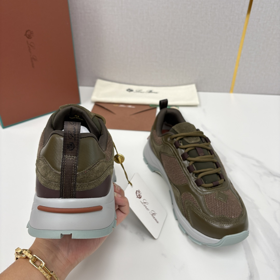 💋💍LP 家新品 Loro Pian* 诺悠*翩雅 Cairn Walk男士运动鞋老爹鞋 官方 8,20