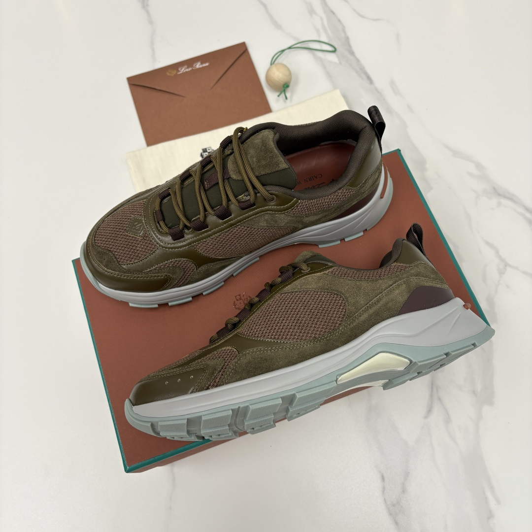 💋💍LP 家新品 Loro Pian* 诺悠*翩雅 Cairn Walk男士运动鞋老爹鞋 官方 8,20