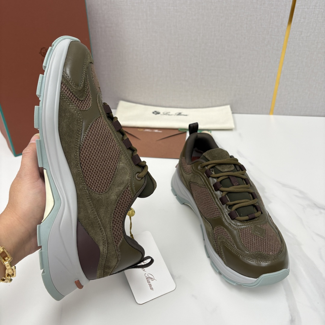 💋💍LP 家新品 Loro Pian* 诺悠*翩雅 Cairn Walk男士运动鞋老爹鞋 官方 8,20