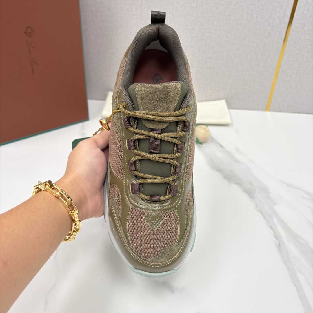 💋💍LP 家新品 Loro Pian* 诺悠*翩雅 Cairn Walk男士运动鞋老爹鞋 官方 8,20