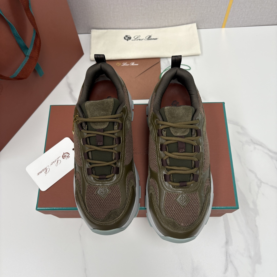 💋💍LP 家新品 Loro Pian* 诺悠*翩雅 Cairn Walk男士运动鞋老爹鞋 官方 8,20