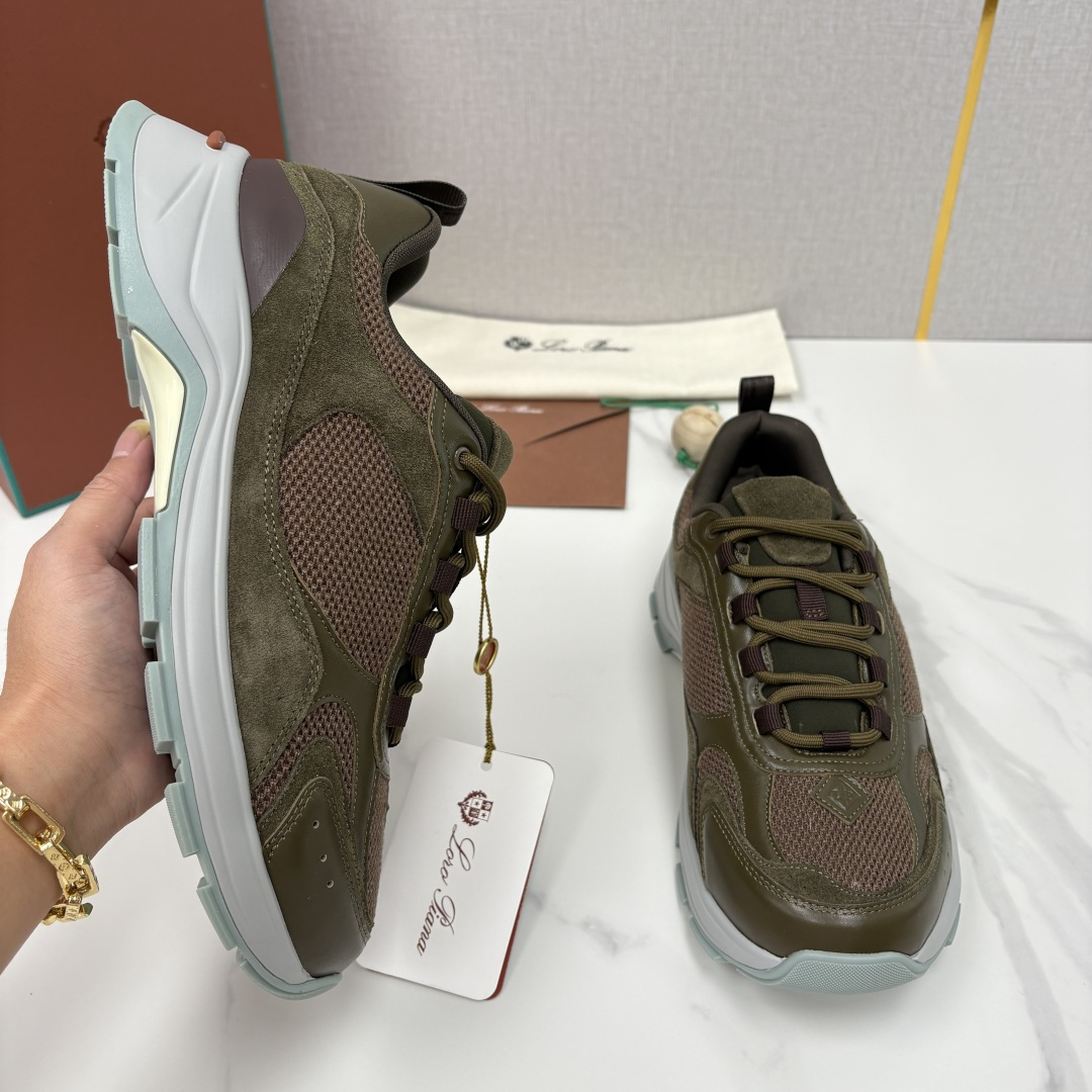 💋💍LP 家新品 Loro Pian* 诺悠*翩雅 Cairn Walk男士运动鞋老爹鞋 官方 8,20