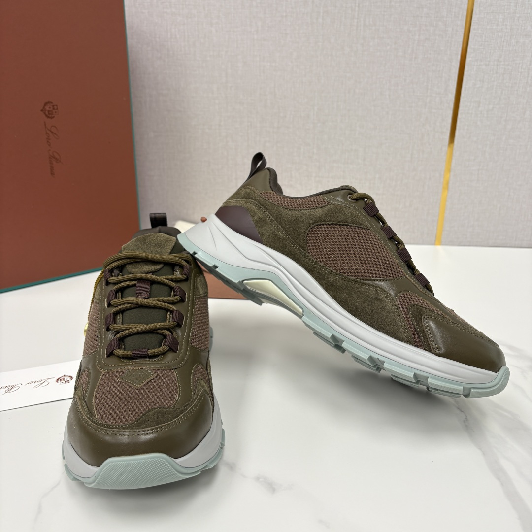 💋💍LP 家新品 Loro Pian* 诺悠*翩雅 Cairn Walk男士运动鞋老爹鞋 官方 8,20