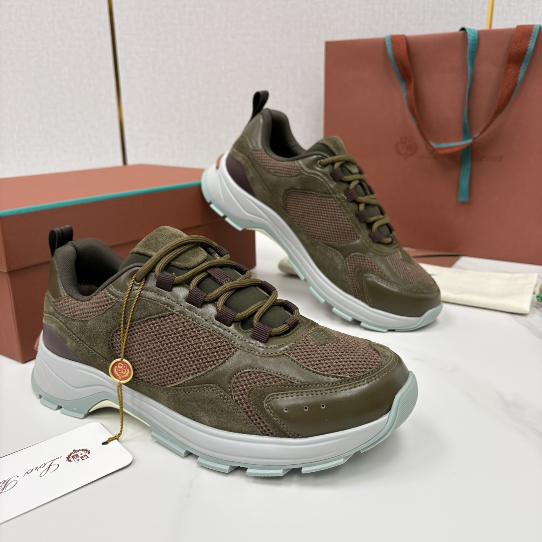 💋💍LP 家新品 Loro Pian* 诺悠*翩雅 Cairn Walk男士运动鞋老爹鞋 官方 8,20