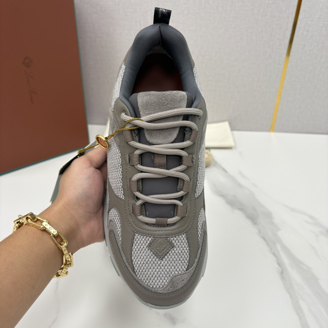 💋💍LP 家新品 Loro Pian* 诺悠*翩雅 Cairn Walk男士运动鞋老爹鞋 官方 8,20