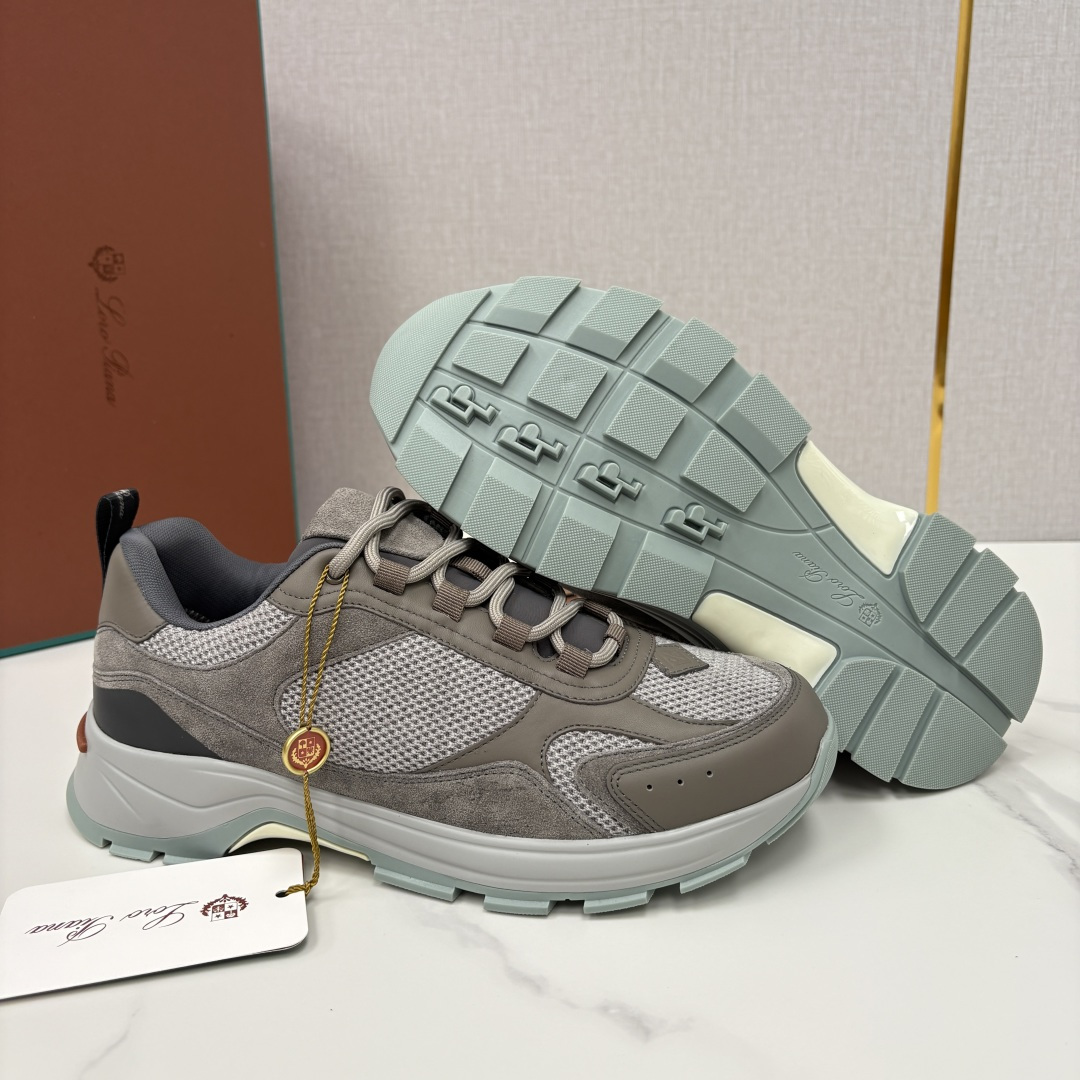💋💍LP 家新品 Loro Pian* 诺悠*翩雅 Cairn Walk男士运动鞋老爹鞋 官方 8,20