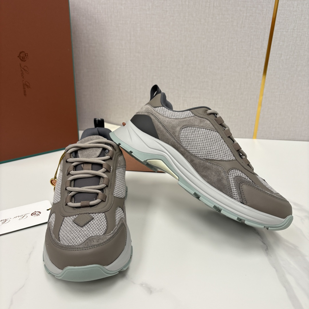 💋💍LP 家新品 Loro Pian* 诺悠*翩雅 Cairn Walk男士运动鞋老爹鞋 官方 8,20