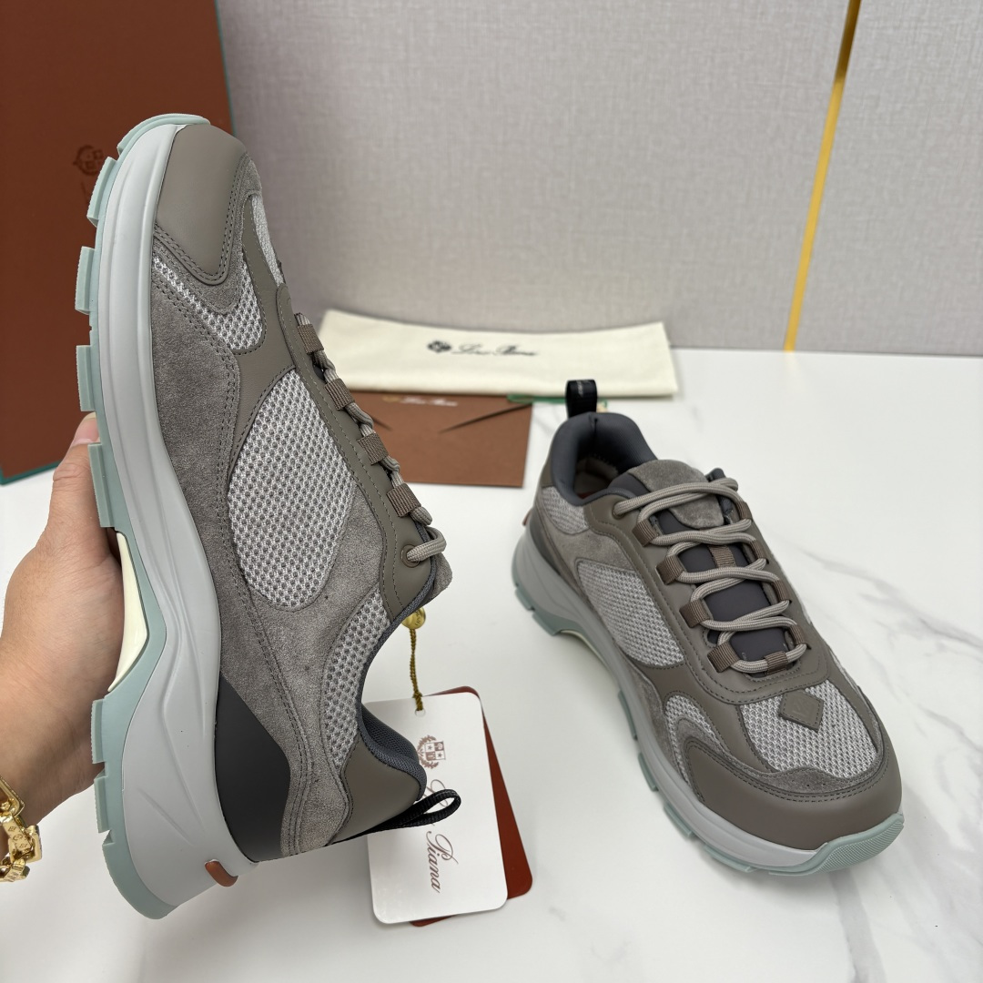 💋💍LP 家新品 Loro Pian* 诺悠*翩雅 Cairn Walk男士运动鞋老爹鞋 官方 8,20