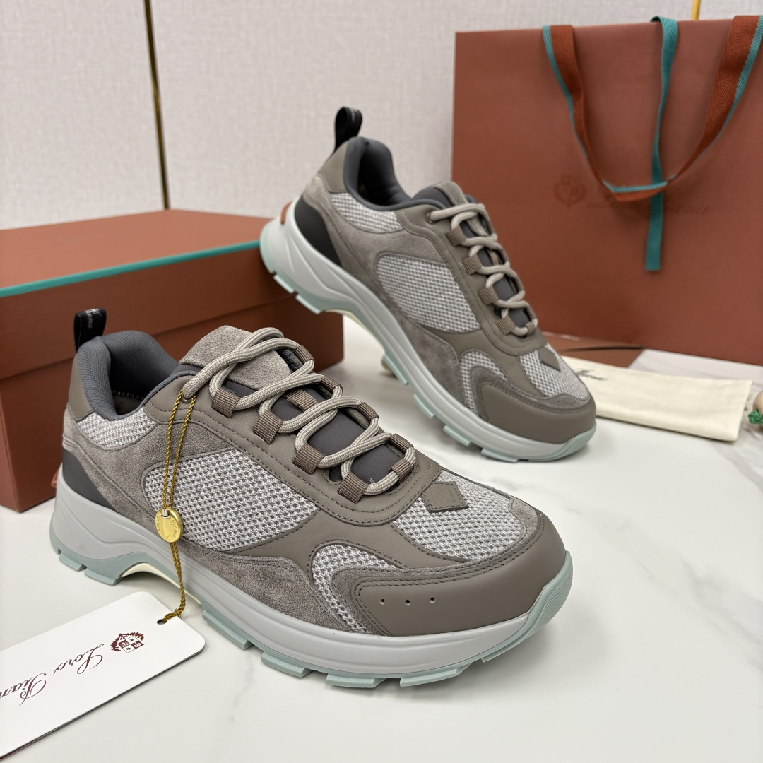 💋💍LP 家新品 Loro Pian* 诺悠*翩雅 Cairn Walk男士运动鞋老爹鞋 官方 8,20
