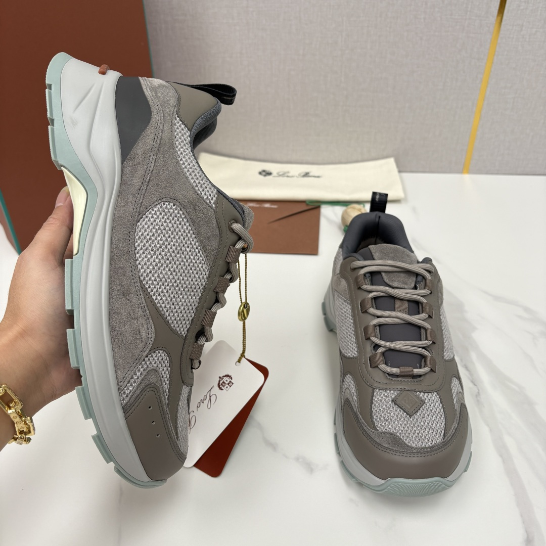 💋💍LP 家新品 Loro Pian* 诺悠*翩雅 Cairn Walk男士运动鞋老爹鞋 官方 8,20