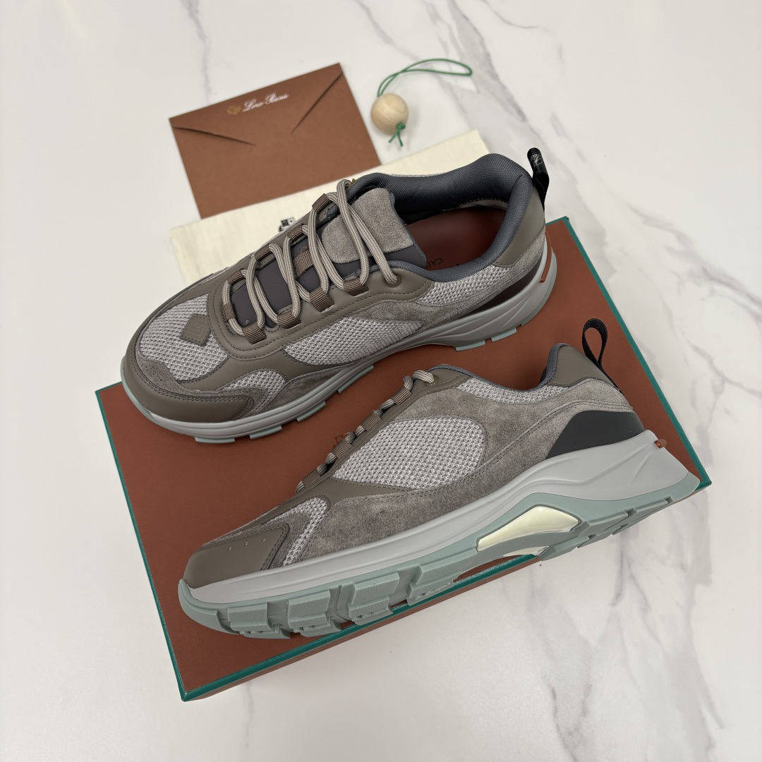 💋💍LP 家新品 Loro Pian* 诺悠*翩雅 Cairn Walk男士运动鞋老爹鞋 官方 8,20