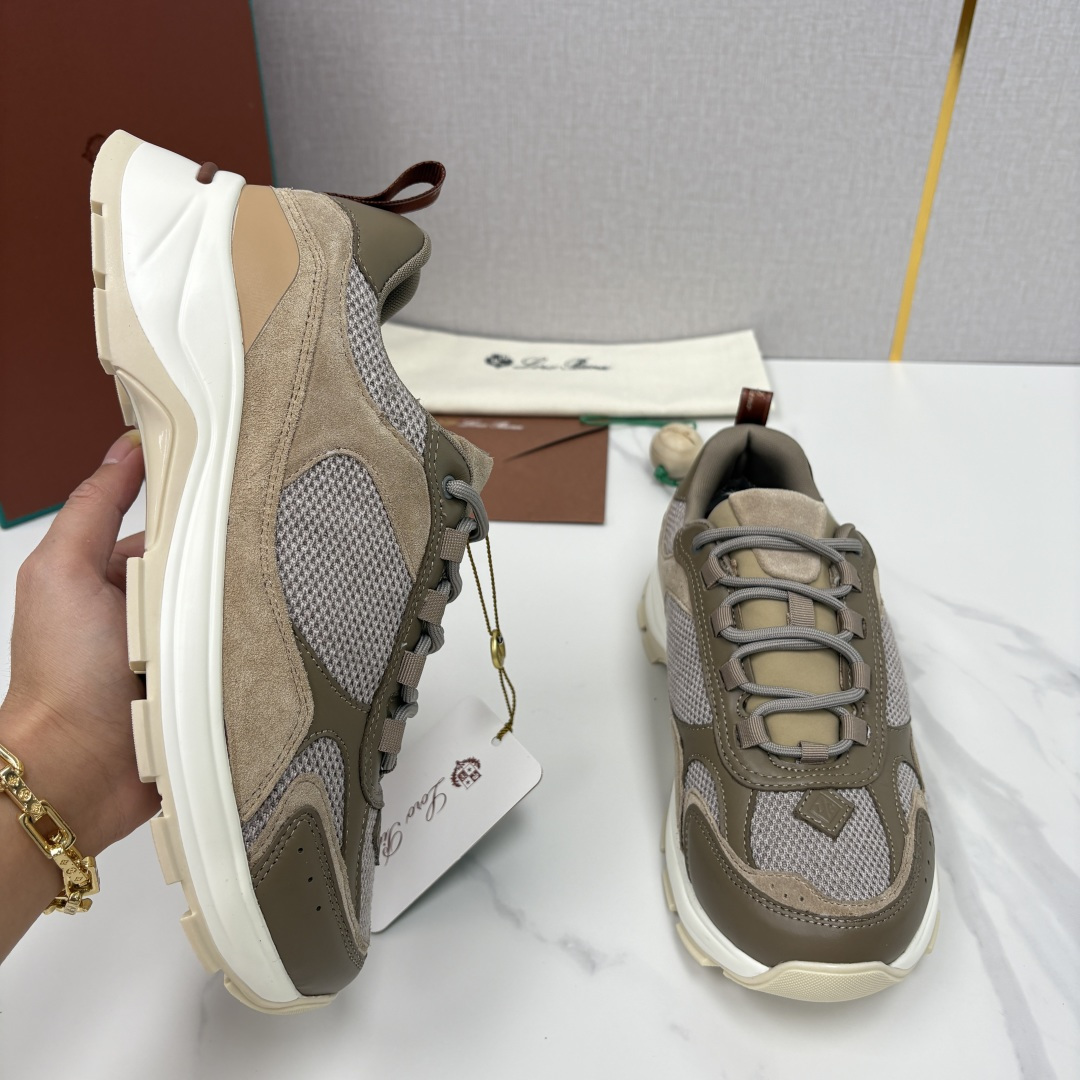 💋💍LP 家新品 Loro Pian* 诺悠*翩雅 Cairn Walk男士运动鞋老爹鞋 官方 8,20