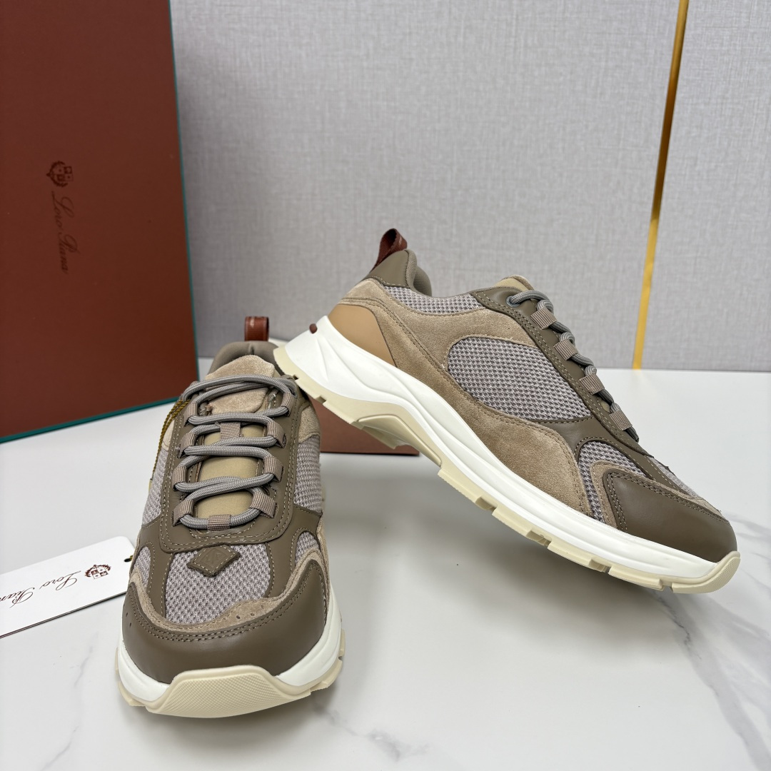 💋💍LP 家新品 Loro Pian* 诺悠*翩雅 Cairn Walk男士运动鞋老爹鞋 官方 8,20