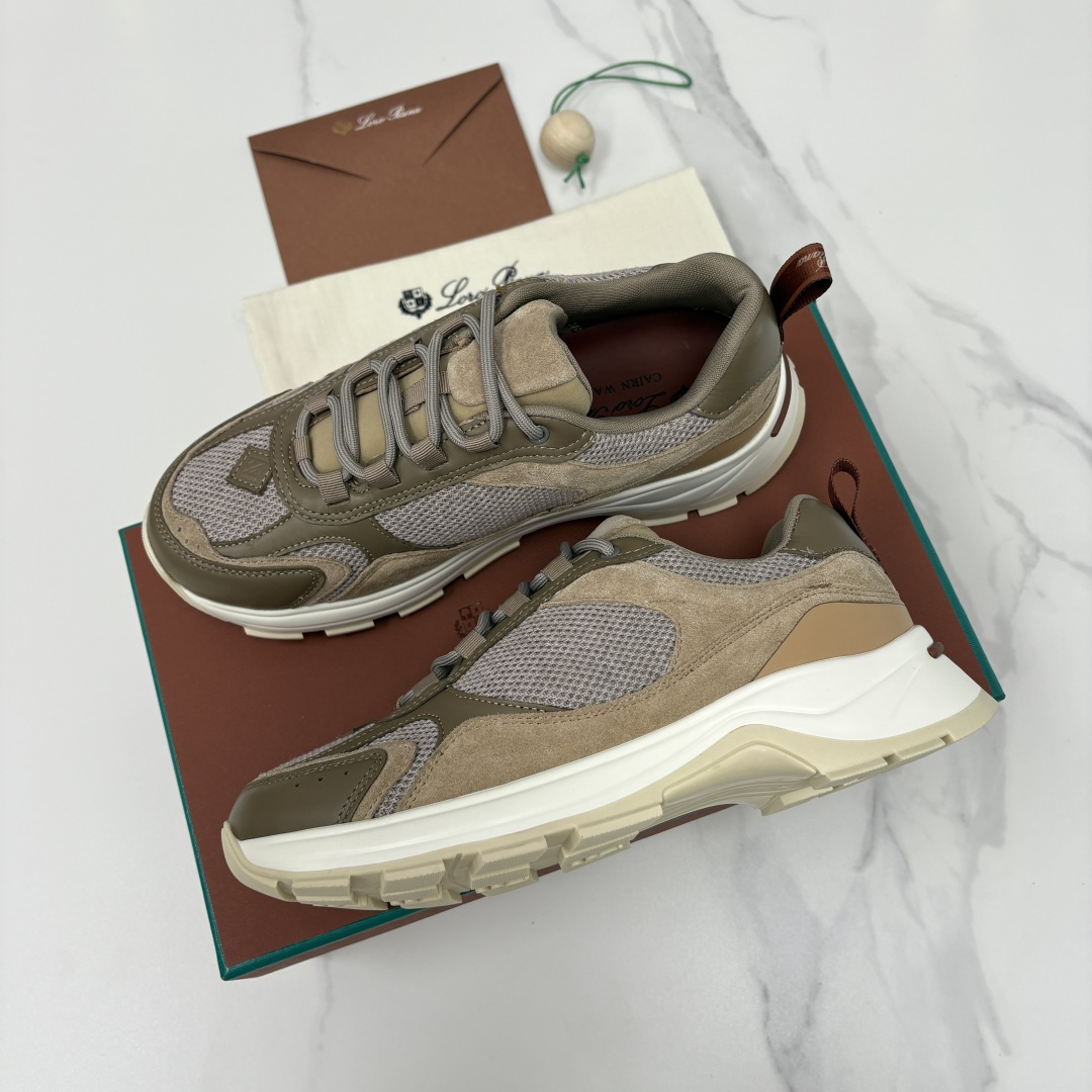 💋💍LP 家新品 Loro Pian* 诺悠*翩雅 Cairn Walk男士运动鞋老爹鞋 官方 8,20