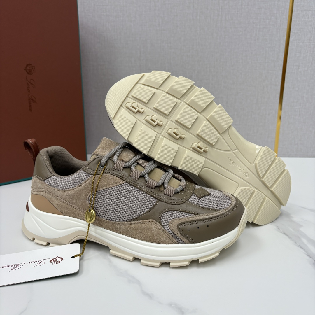 💋💍LP 家新品 Loro Pian* 诺悠*翩雅 Cairn Walk男士运动鞋老爹鞋 官方 8,20