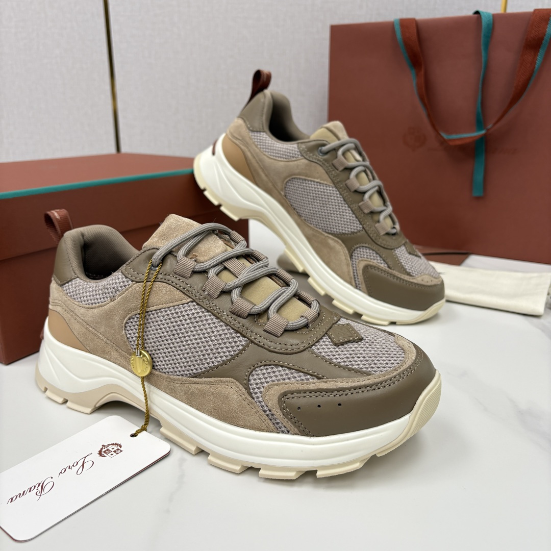 💋💍LP 家新品 Loro Pian* 诺悠*翩雅 Cairn Walk男士运动鞋老爹鞋 官方 8,20