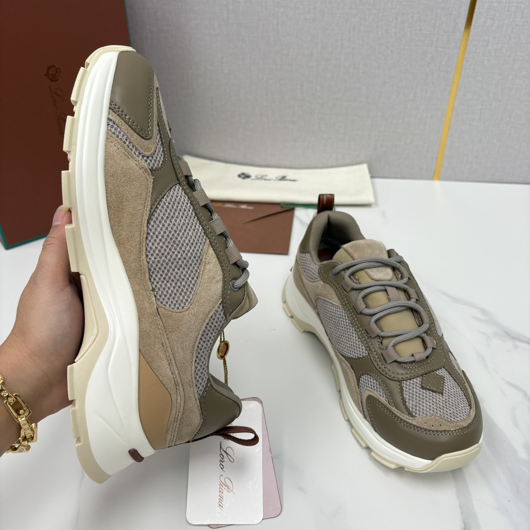 💋💍LP 家新品 Loro Pian* 诺悠*翩雅 Cairn Walk男士运动鞋老爹鞋 官方 8,20