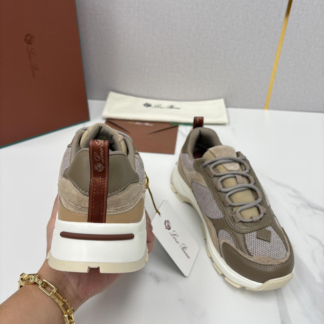 💋💍LP 家新品 Loro Pian* 诺悠*翩雅 Cairn Walk男士运动鞋老爹鞋 官方 8,20