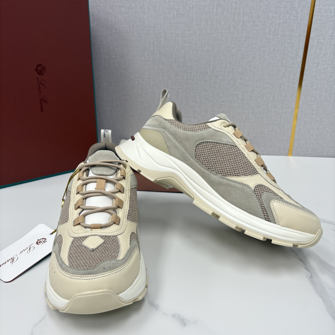 💋💍LP 家新品 Loro Pian* 诺悠*翩雅 Cairn Walk男士运动鞋老爹鞋 官方 8,20