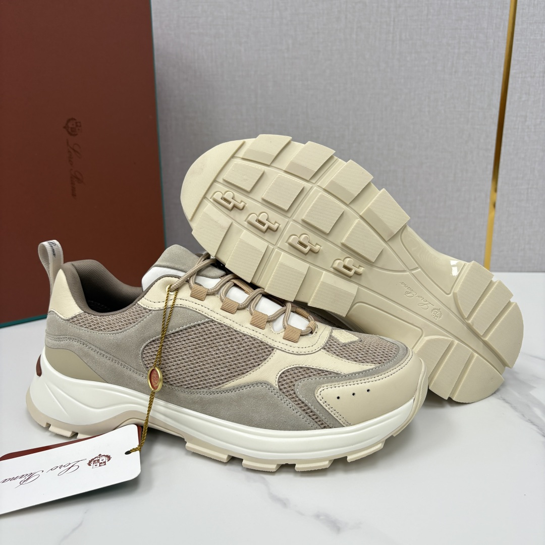 💋💍LP 家新品 Loro Pian* 诺悠*翩雅 Cairn Walk男士运动鞋老爹鞋 官方 8,20