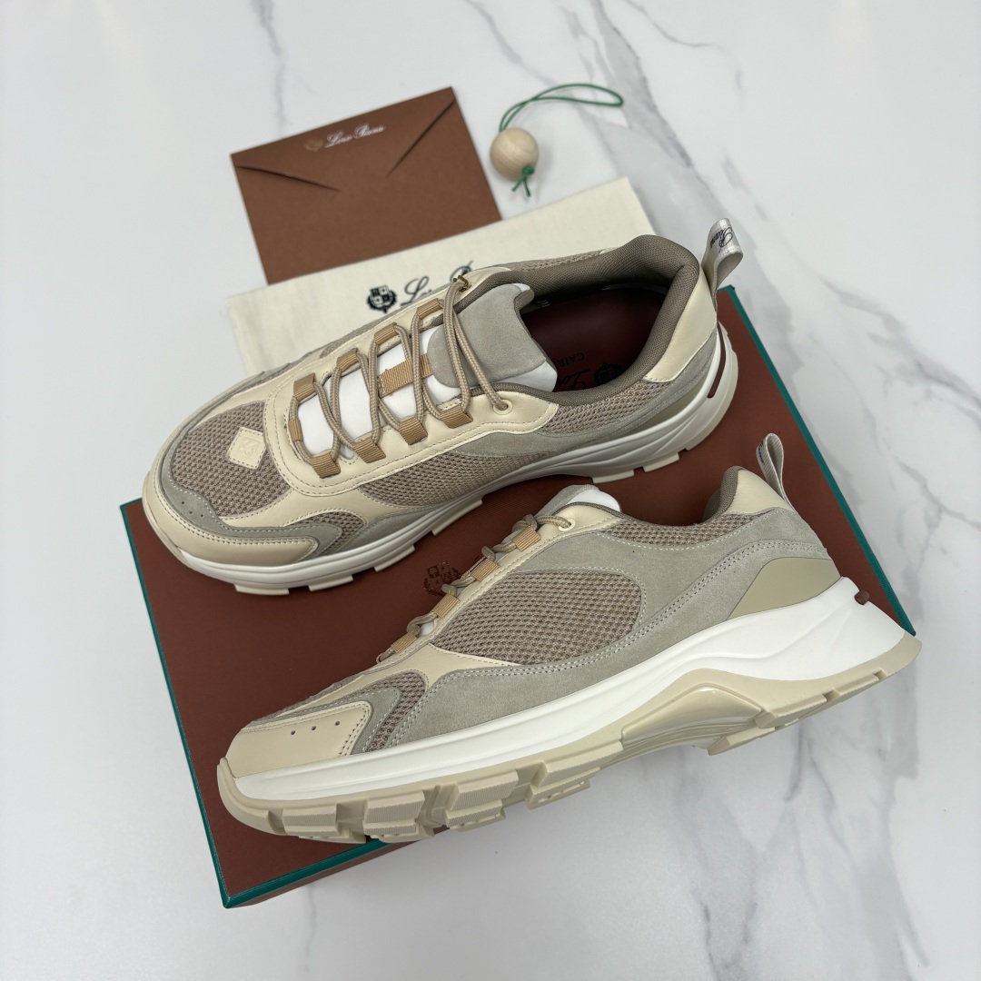 💋💍LP 家新品 Loro Pian* 诺悠*翩雅 Cairn Walk男士运动鞋老爹鞋 官方 8,20