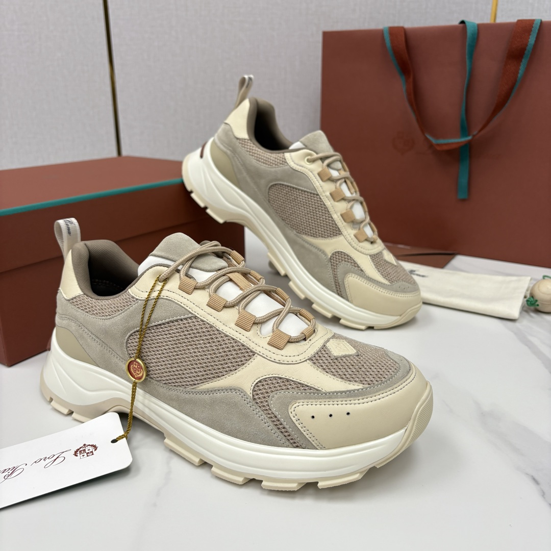 💋💍LP 家新品 Loro Pian* 诺悠*翩雅 Cairn Walk男士运动鞋老爹鞋 官方 8,20