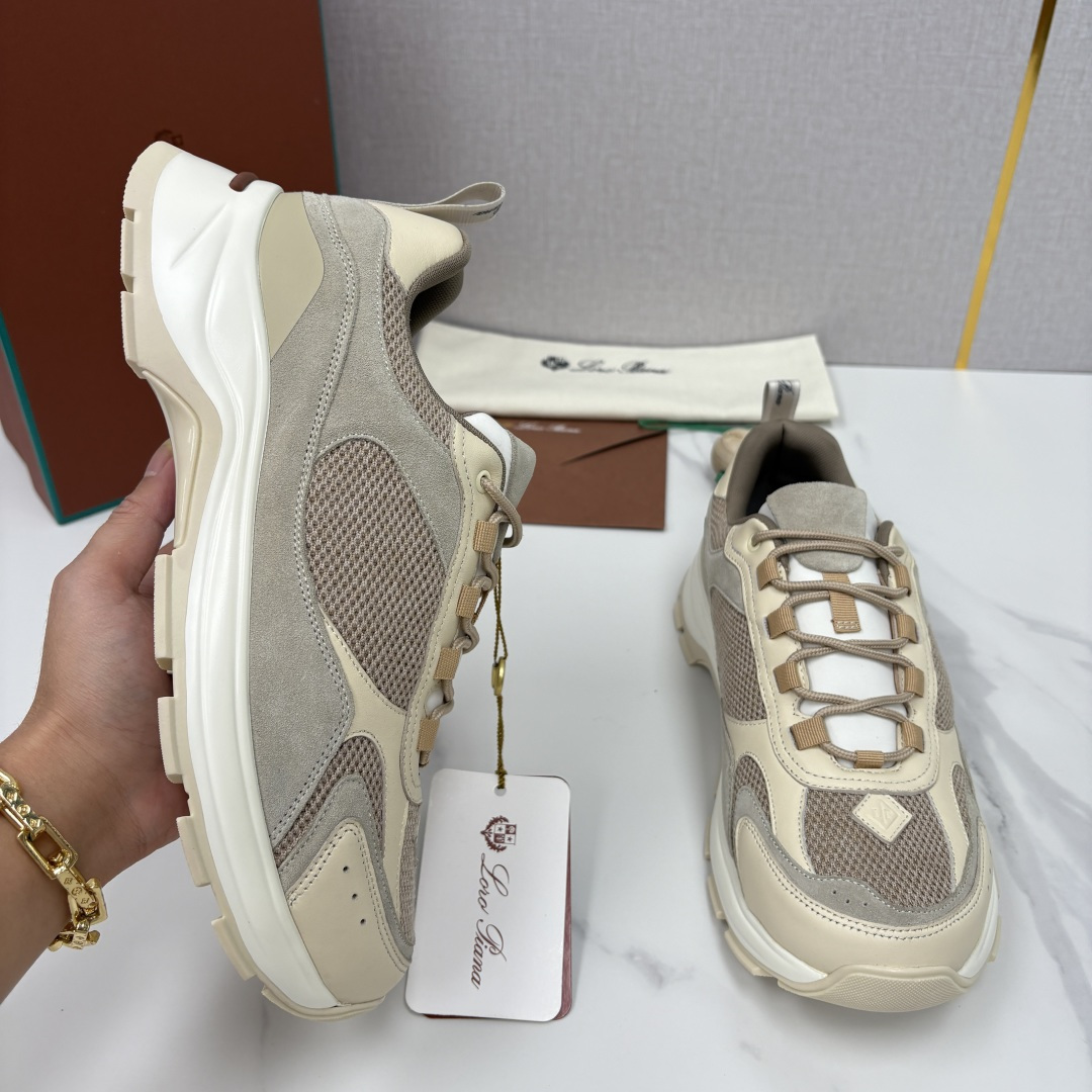 💋💍LP 家新品 Loro Pian* 诺悠*翩雅 Cairn Walk男士运动鞋老爹鞋 官方 8,20