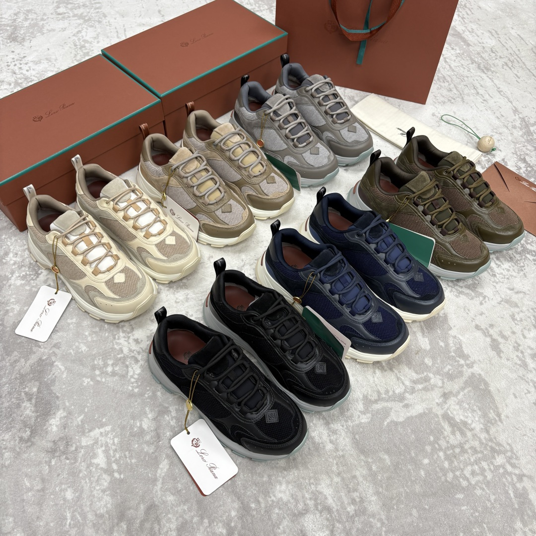 💋💍LP 家新品 Loro Pian* 诺悠*翩雅 Cairn Walk男士运动鞋老爹鞋 官方 8,20