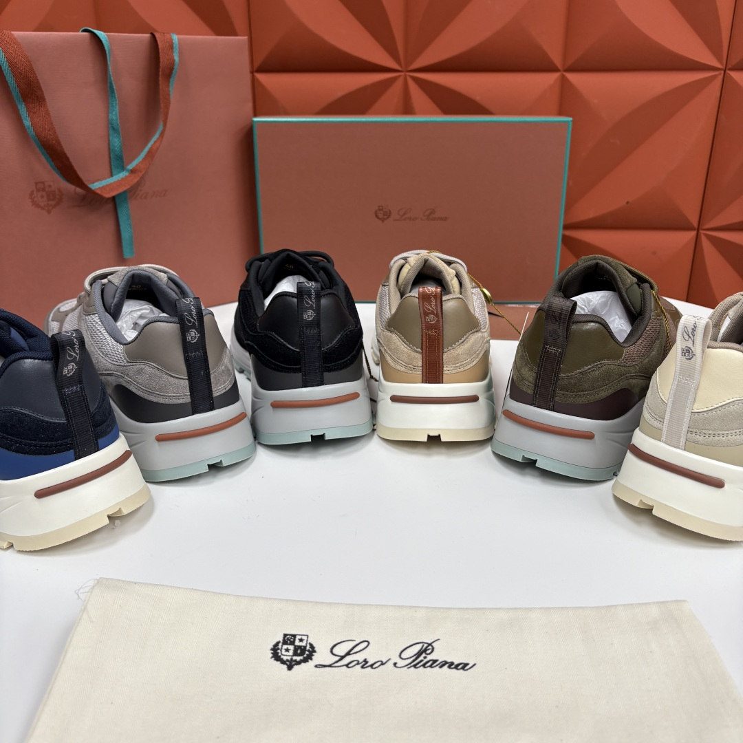 💋💍LP 家新品 Loro Pian* 诺悠*翩雅 Cairn Walk男士运动鞋老爹鞋 官方 8,20