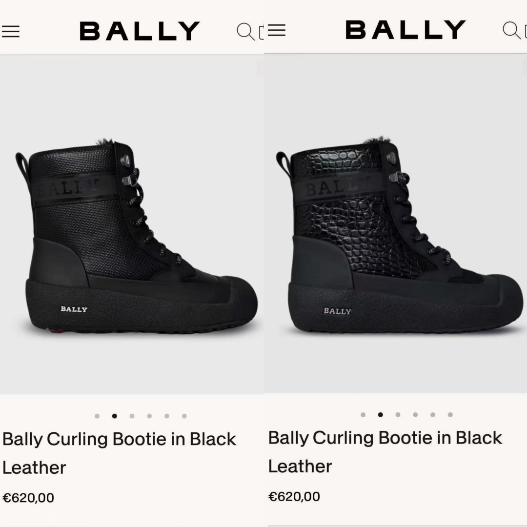 💋💍BL新品发售 Bal*y 巴-利 男士秋冬新品羊毛高帮靴 【Ball*y 机能风毛绒皮靴｜冬日酷感密