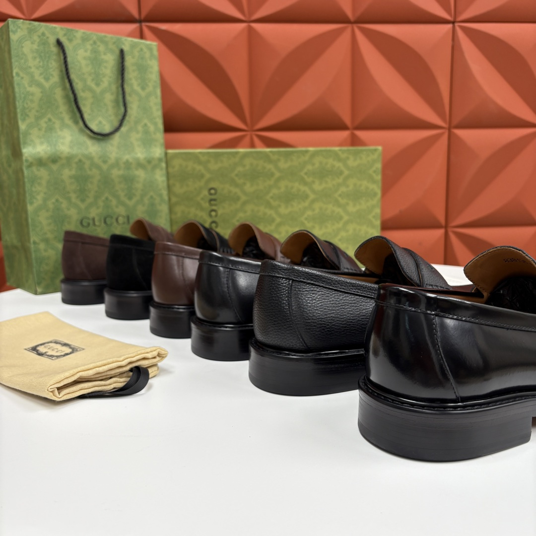 💋💍G家 GUCC* 新品男士简约乐福鞋皮鞋 经典与时尚的交融 Jordaan 乐福鞋：刻在DNA里的优