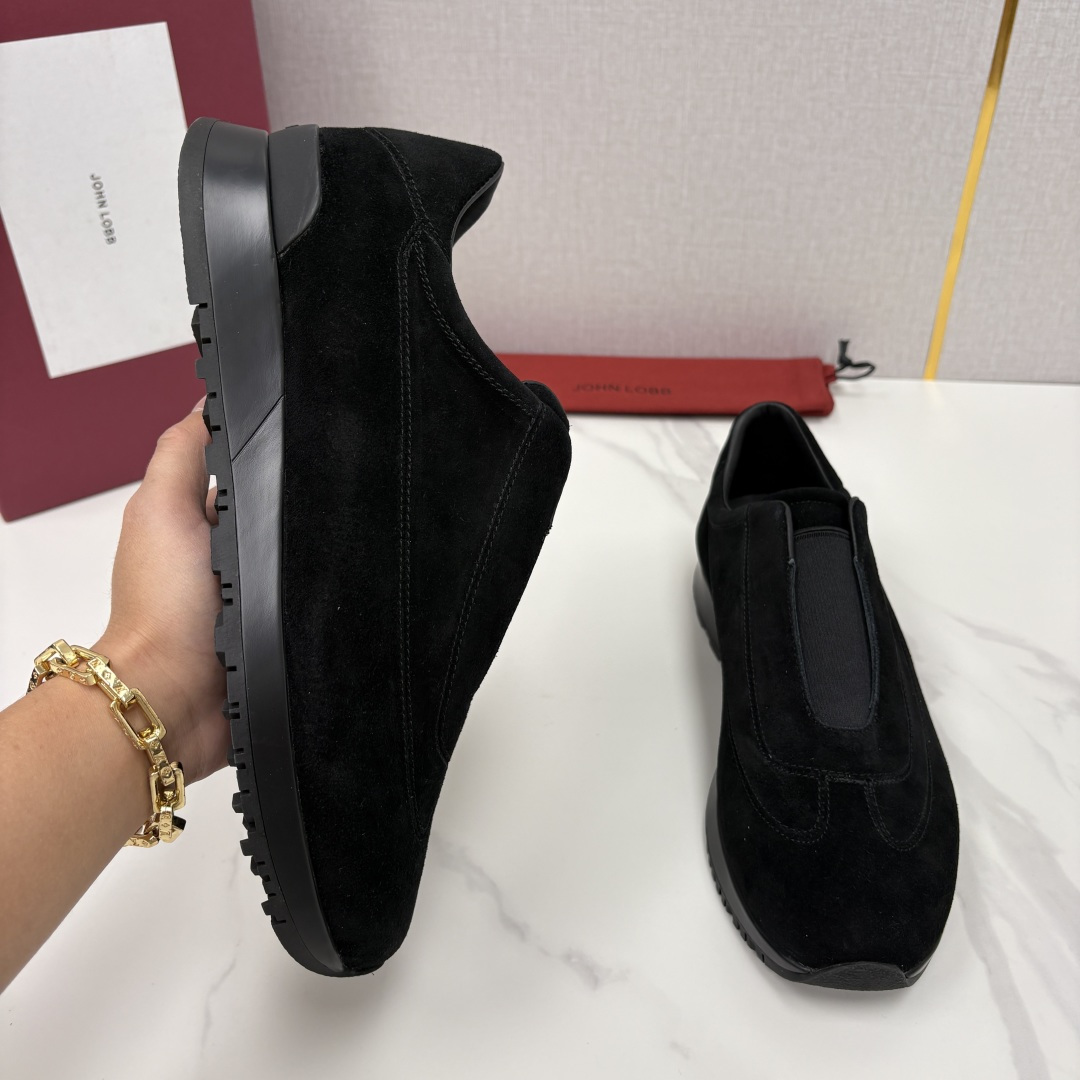 💋💍JL家新品 John Lobb Pace 无鞋带休闲鞋男士轻奢运动鞋 官方 10,800 作为爱马-