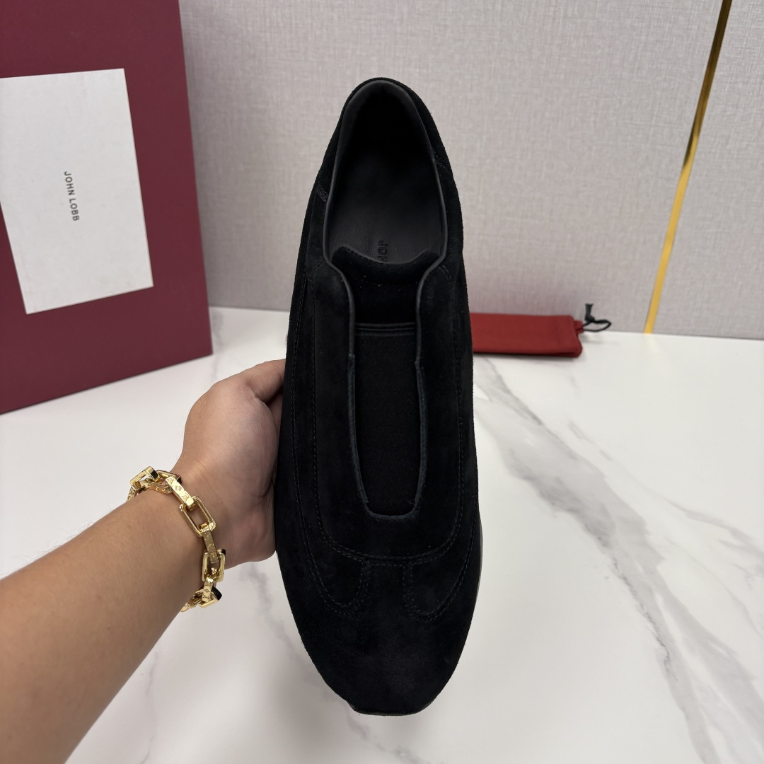 💋💍JL家新品 John Lobb Pace 无鞋带休闲鞋男士轻奢运动鞋 官方 10,800 作为爱马-