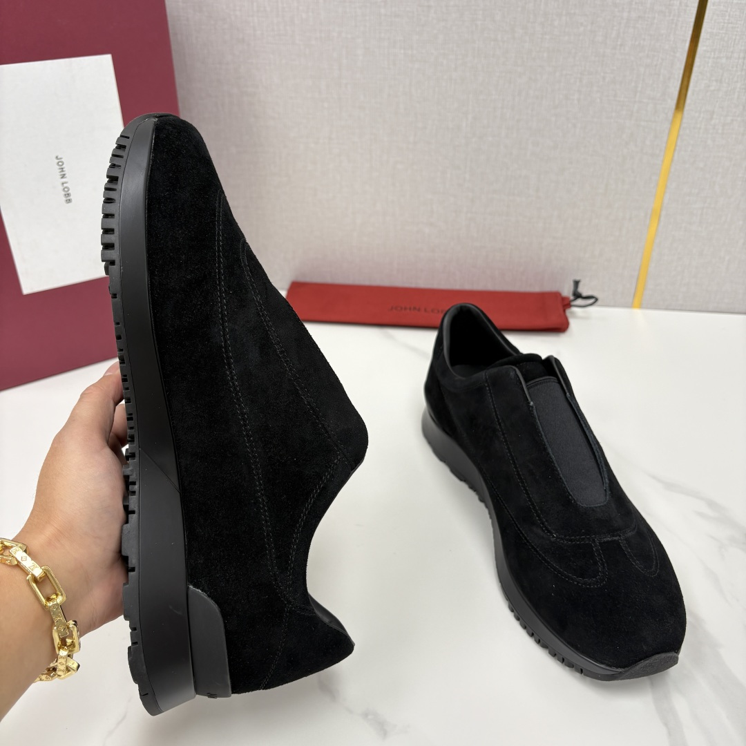 💋💍JL家新品 John Lobb Pace 无鞋带休闲鞋男士轻奢运动鞋 官方 10,800 作为爱马-