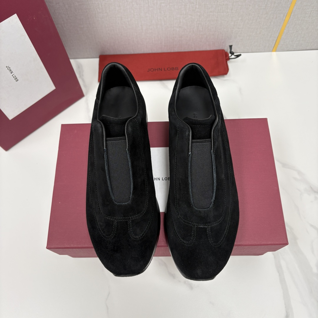 💋💍JL家新品 John Lobb Pace 无鞋带休闲鞋男士轻奢运动鞋 官方 10,800 作为爱马-
