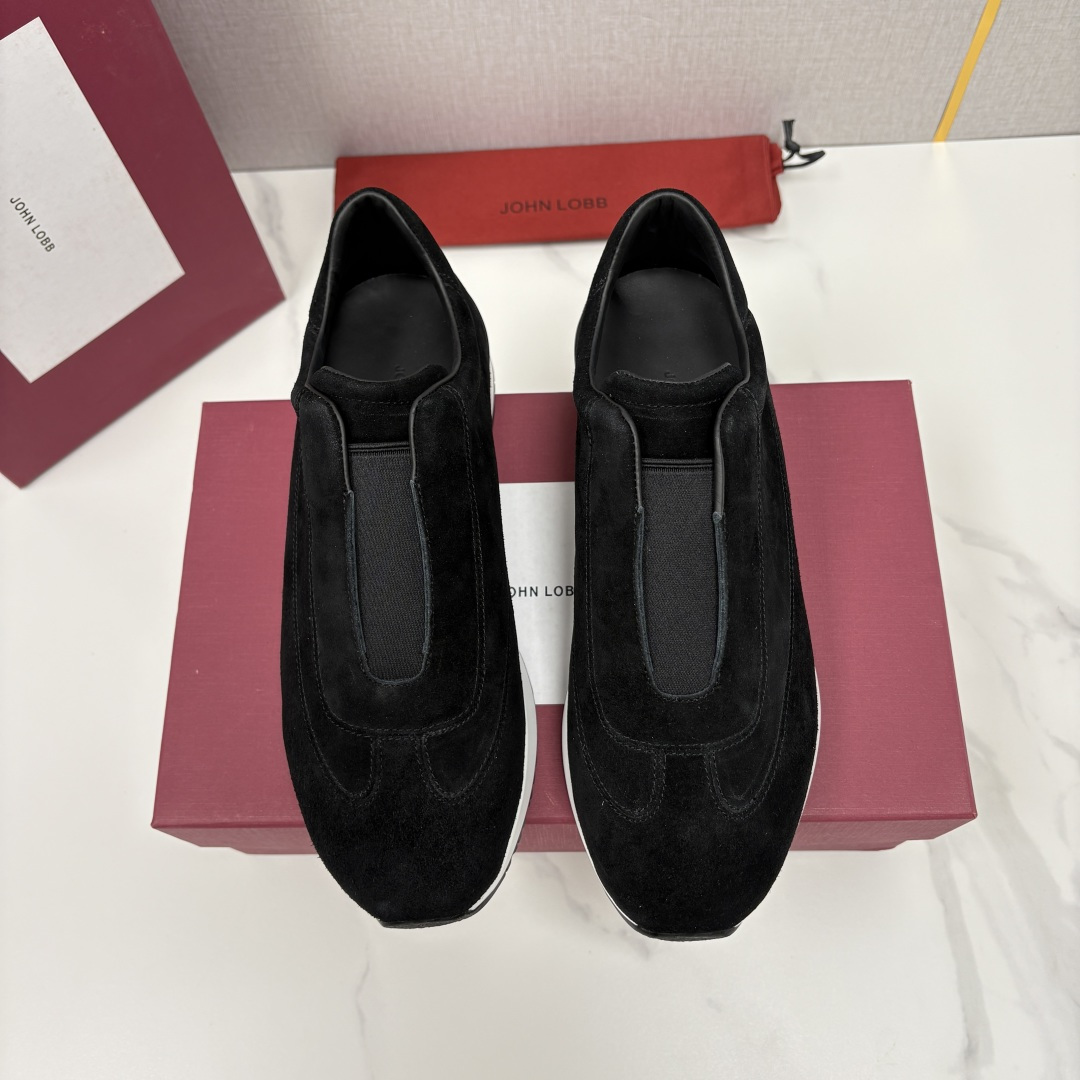 💋💍JL家新品 John Lobb Pace 无鞋带休闲鞋男士轻奢运动鞋 官方 10,800 作为爱马-