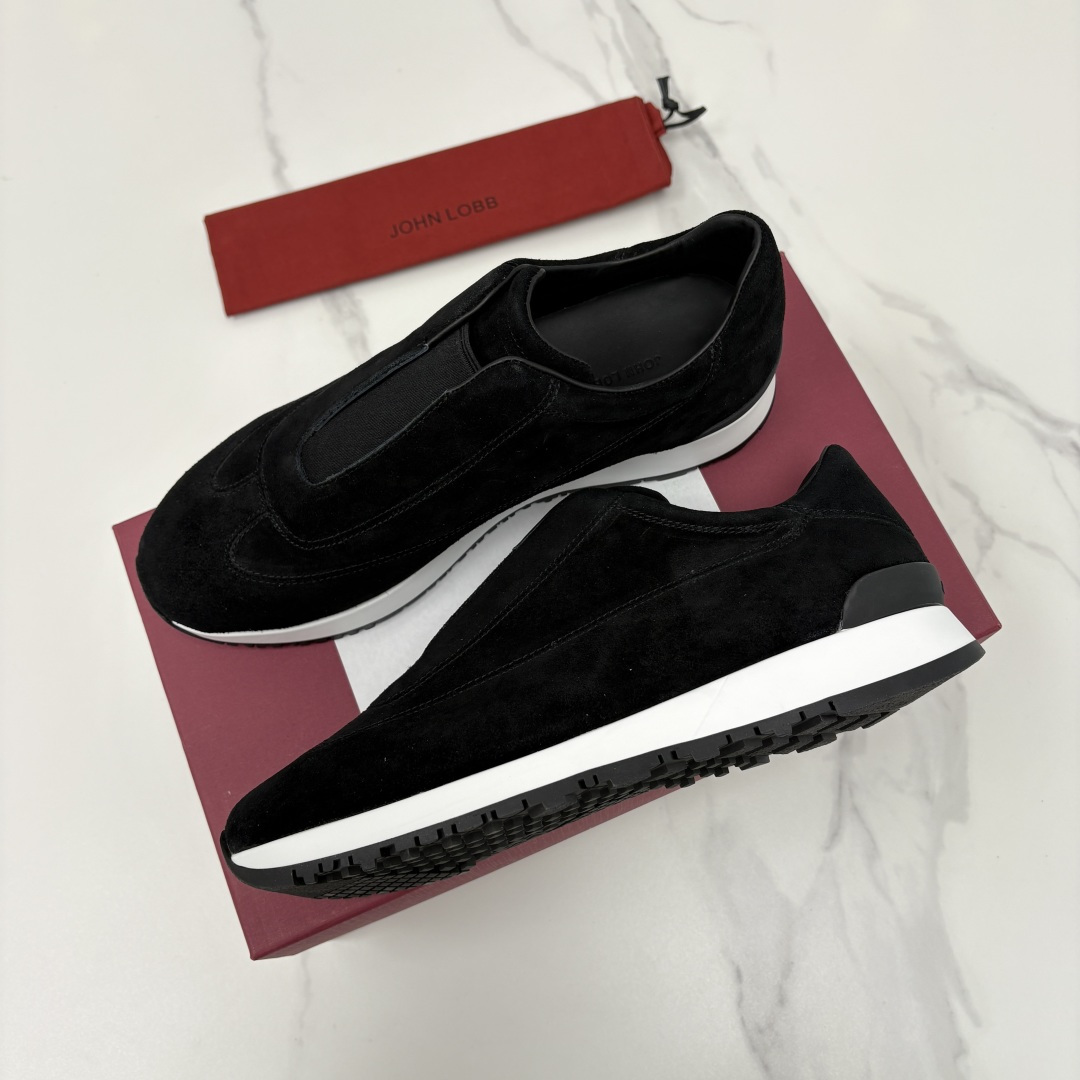 💋💍JL家新品 John Lobb Pace 无鞋带休闲鞋男士轻奢运动鞋 官方 10,800 作为爱马-