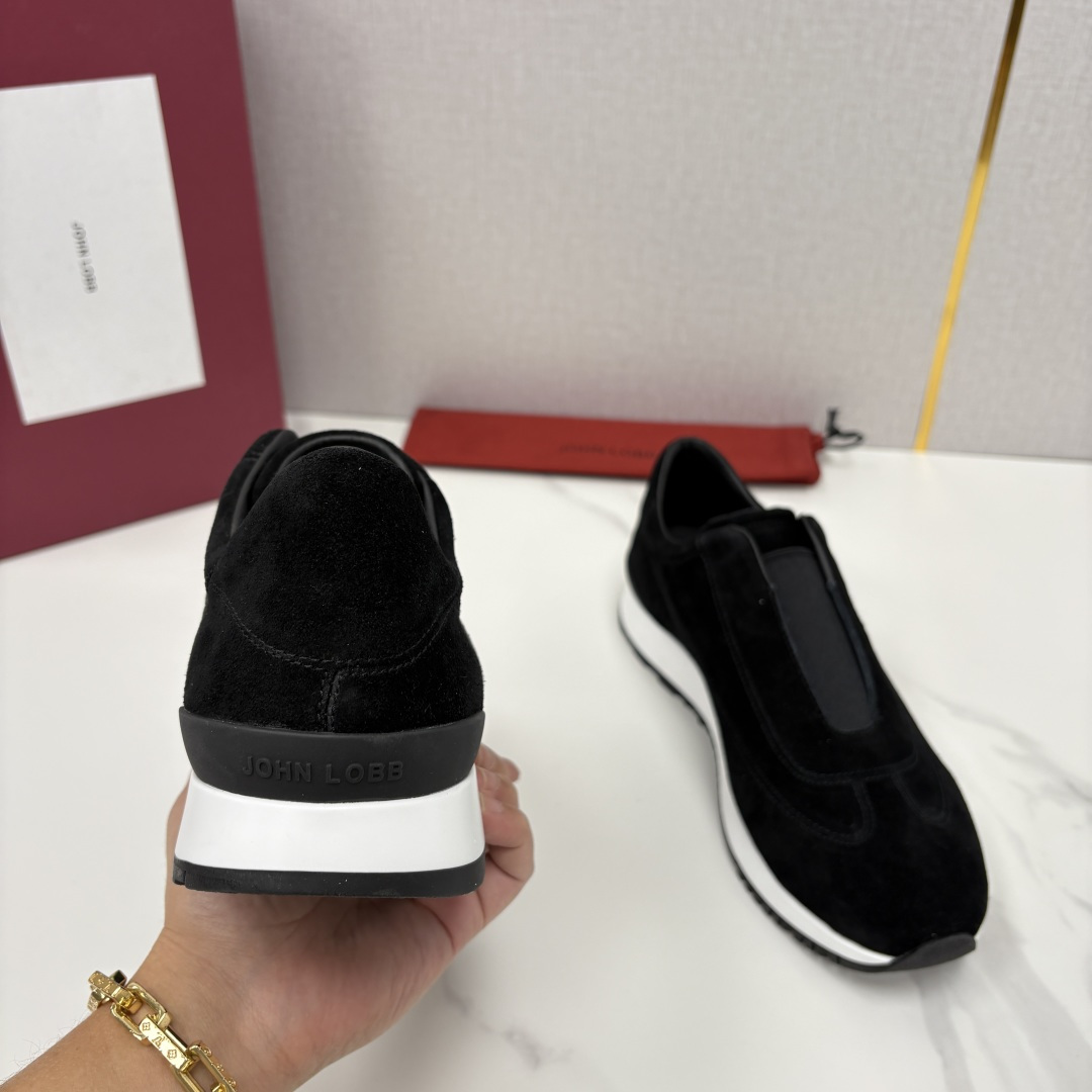 💋💍JL家新品 John Lobb Pace 无鞋带休闲鞋男士轻奢运动鞋 官方 10,800 作为爱马-