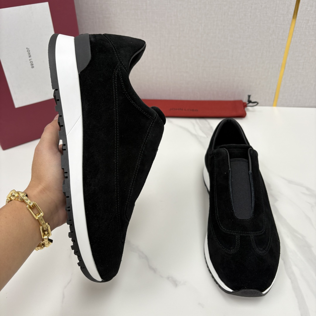 💋💍JL家新品 John Lobb Pace 无鞋带休闲鞋男士轻奢运动鞋 官方 10,800 作为爱马-