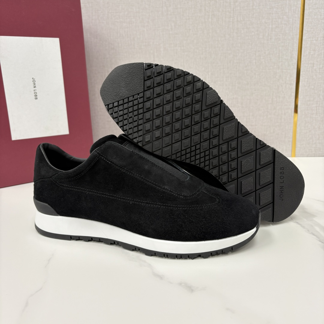 💋💍JL家新品 John Lobb Pace 无鞋带休闲鞋男士轻奢运动鞋 官方 10,800 作为爱马-