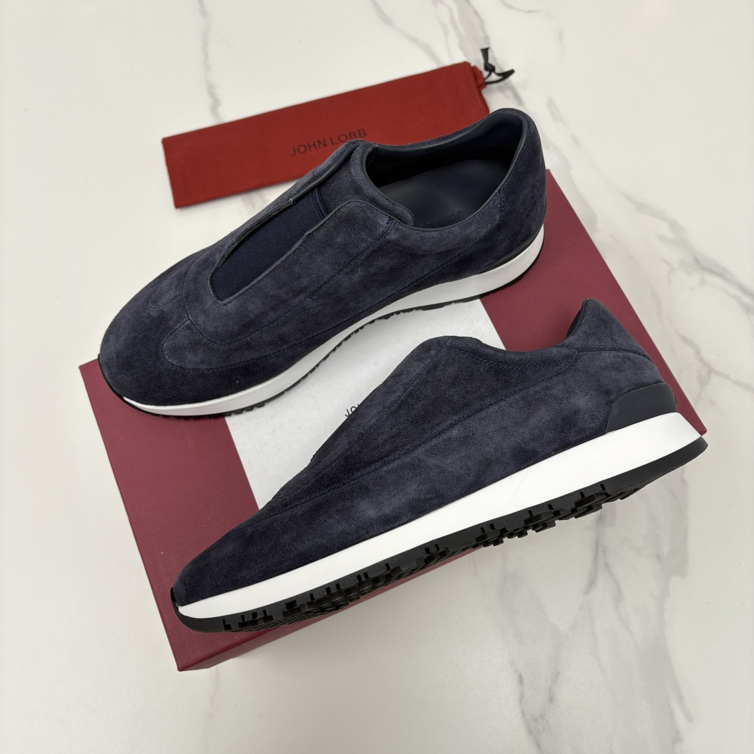 💋💍JL家新品 John Lobb Pace 无鞋带休闲鞋男士轻奢运动鞋 官方 10,800 作为爱马-