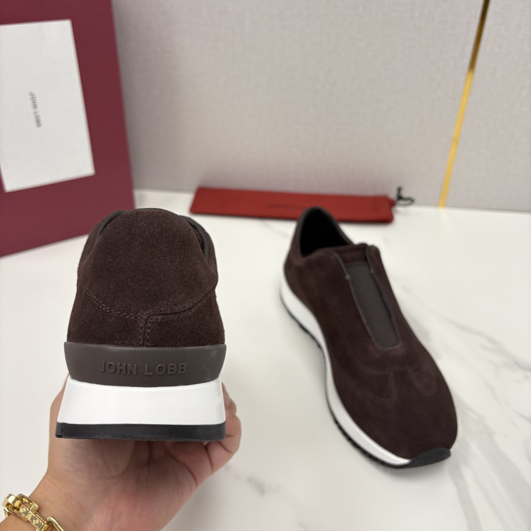 💋💍JL家新品 John Lobb Pace 无鞋带休闲鞋男士轻奢运动鞋 官方 10,800 作为爱马-