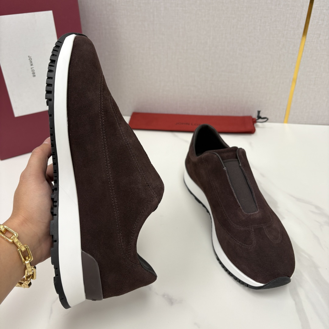 💋💍JL家新品 John Lobb Pace 无鞋带休闲鞋男士轻奢运动鞋 官方 10,800 作为爱马-